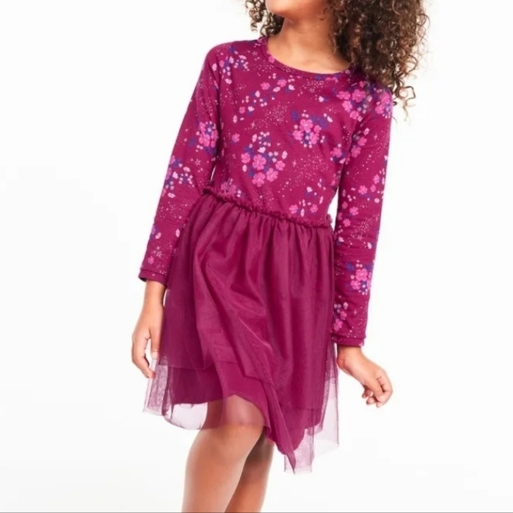 NWOT Carter's Floral Jersey Tutu Dress - Size 14